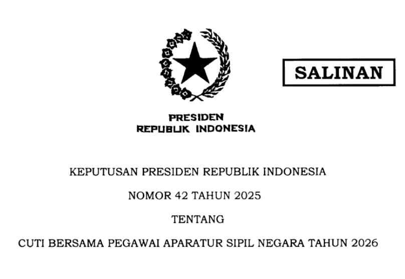 24 Agustus Bukan Cuti Bersama, ASN Tetap Bekerja Jelang Libur Maulid Nabi